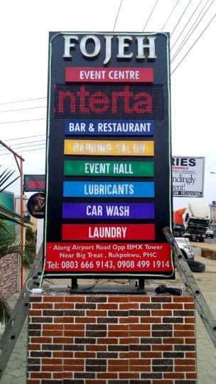 signages in port harcourt